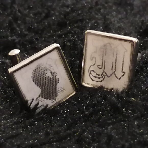 RARE FIND! Makaveli Branded Tupac Shakur 2Pac Lenticular Cufflinks - Picture 5 of 7